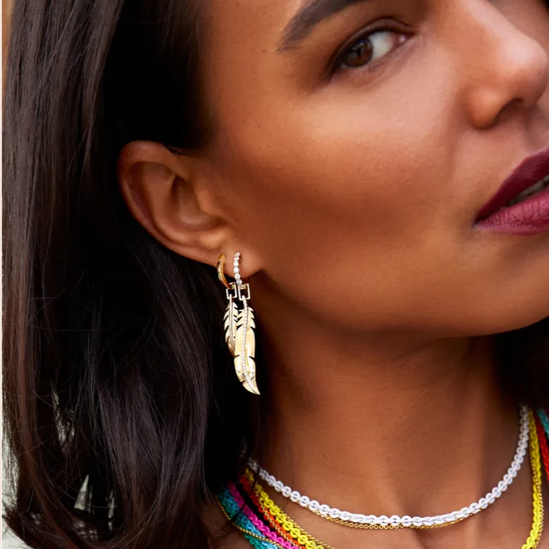 Feather Medium EarWishes