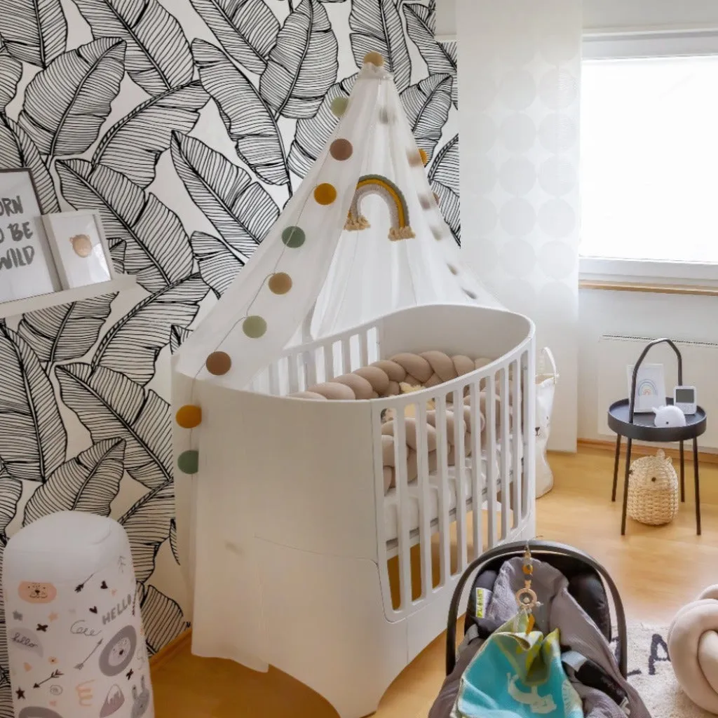 Feather Silhouettes Wallpaper Mural