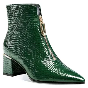 Galatea Leather Ankle Boots