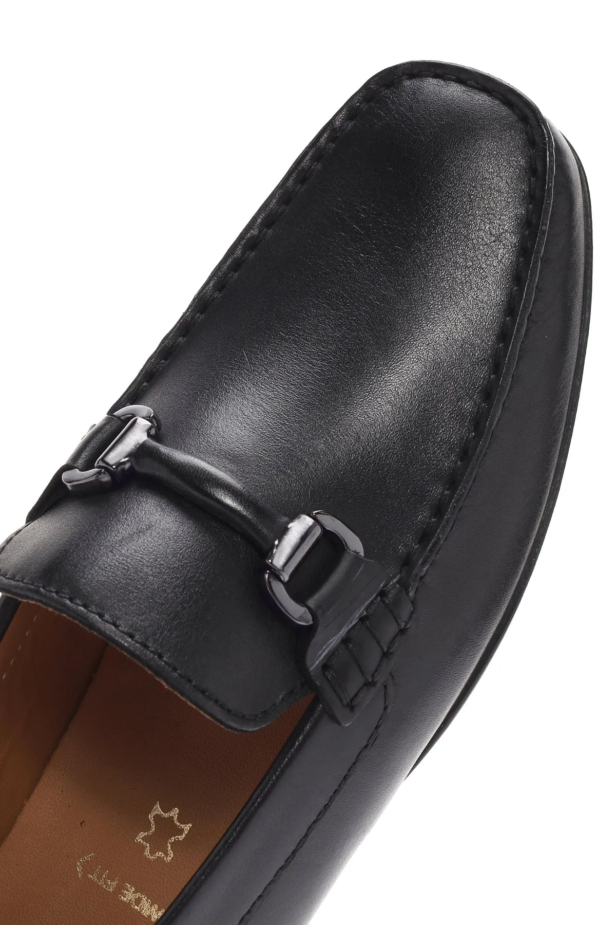 Geox Erkek Siyah Kosmopolis   Grip Deri Loafer