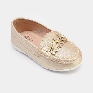 Girls Loafer JV-08-Golden
