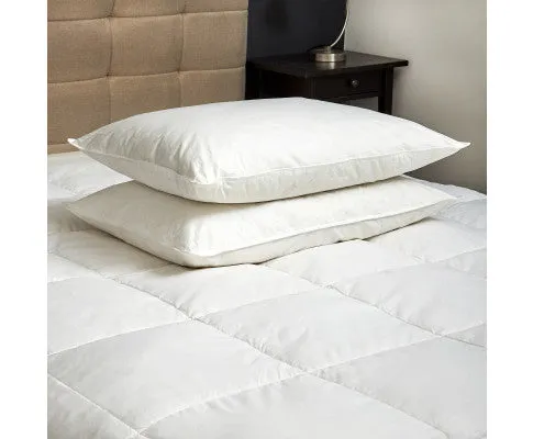 Goose Feather & Down Quilt 500GSM   Goose Feather and Down Pillows 2 Pack Combo