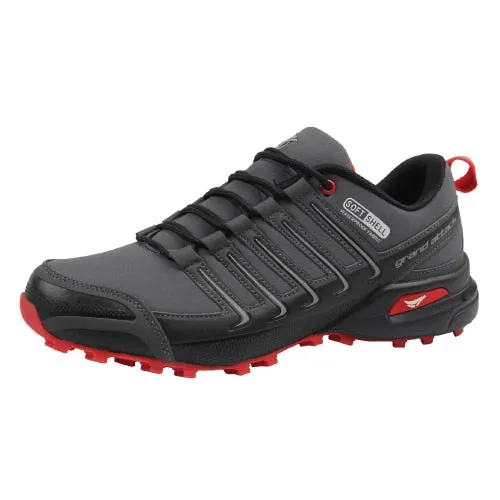 Grand Attack Men's Shoes Trail Running Sneakers Outdoor Walking Hiking Trekking Backpacking Non-slip Water Resistant Trainers