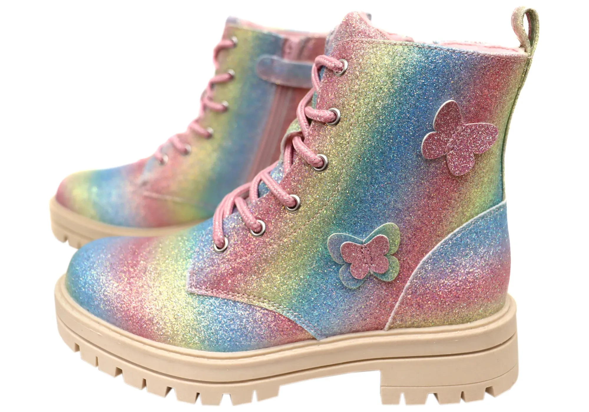 Grosby Freya Girls Kids Comfortable Ankle Boots