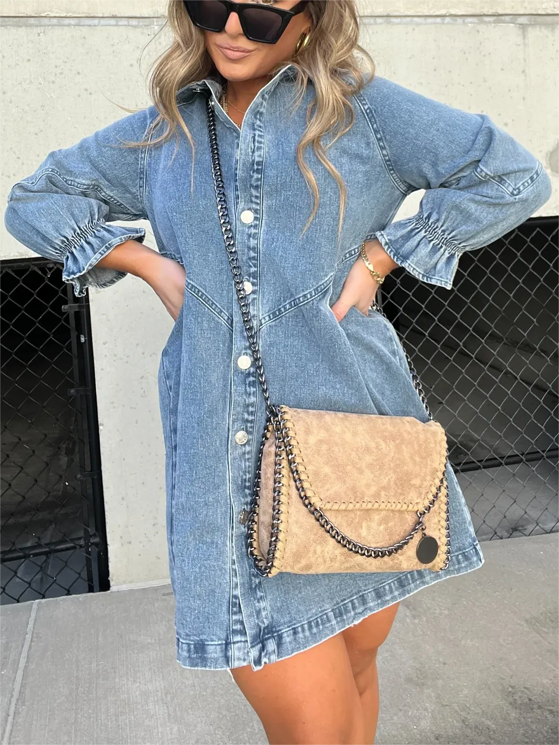 Hadley | Casual Denim Dress