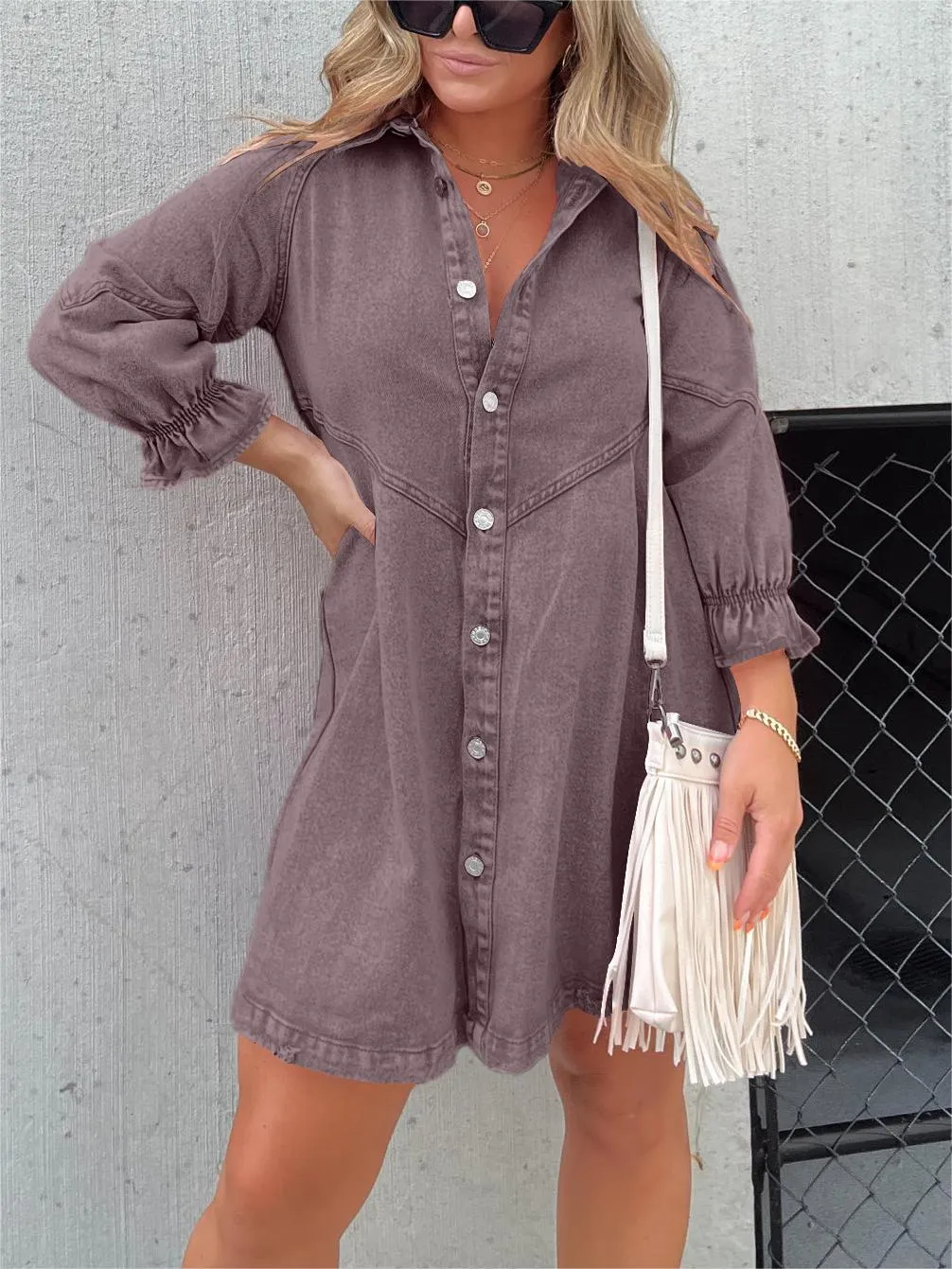 Hadley | Casual Denim Dress