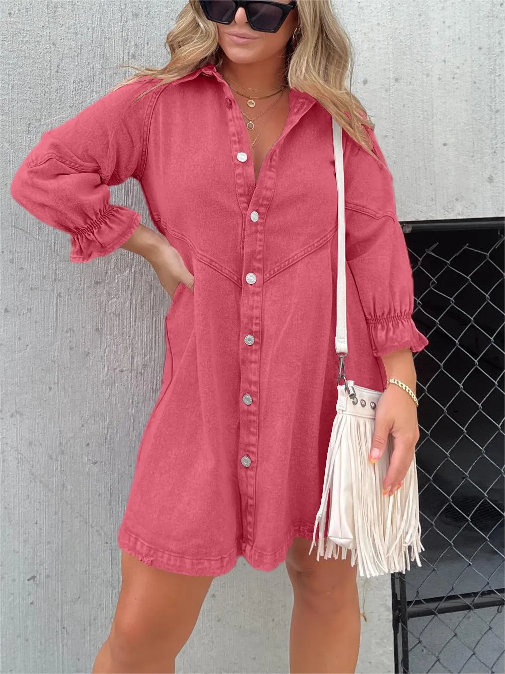 Hadley | Casual Denim Dress