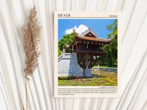 Hanoi Minimal Wall Art, Vietnam