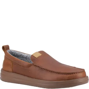 HEYDUDE Wally Grip Moc Craft Leather Shoe