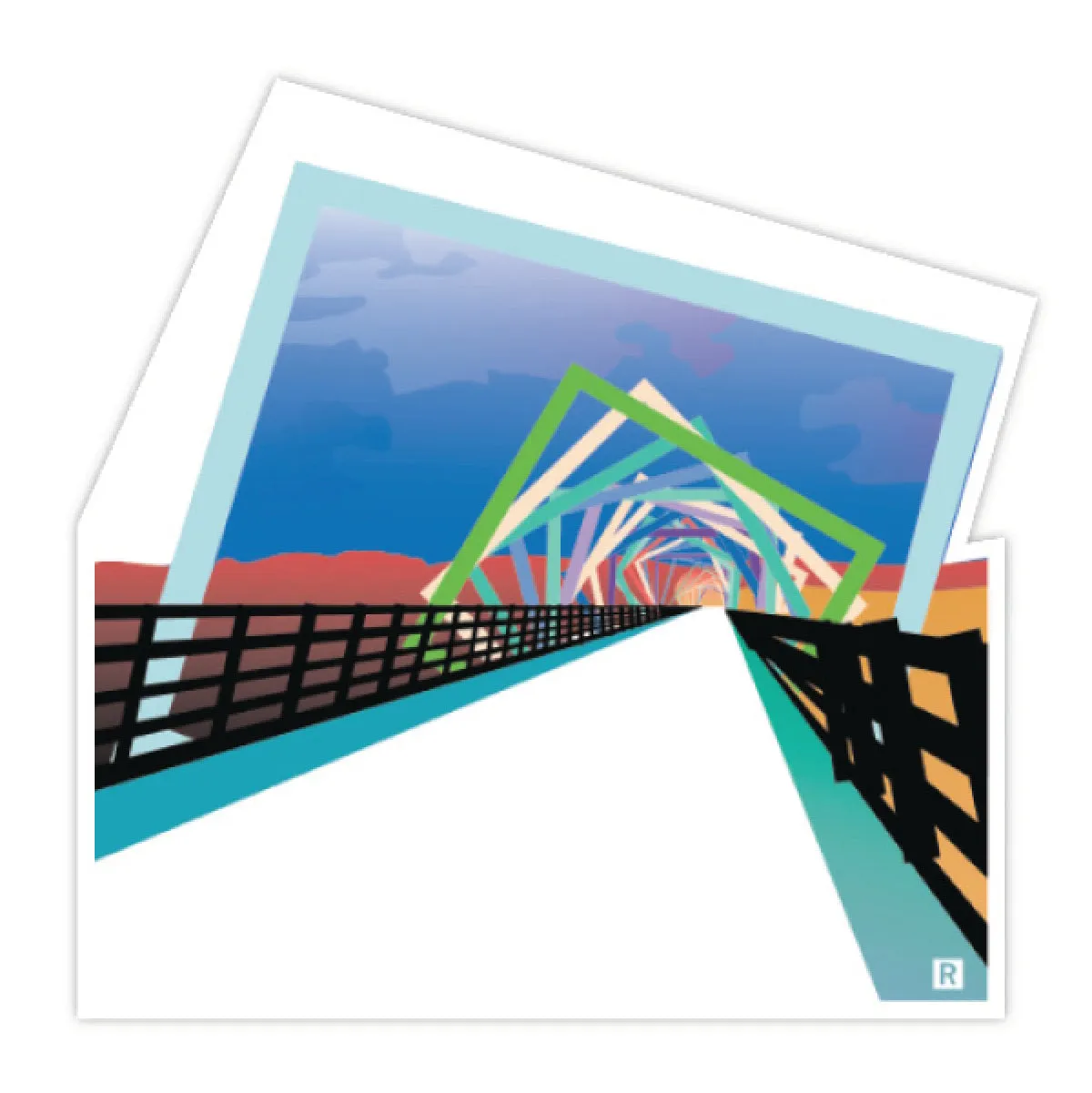 High Trestle Trail Die-Cut Sticker