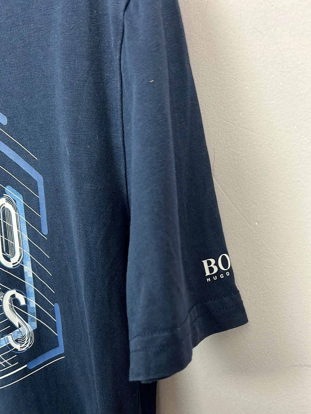 Hugo Boss Navy Graphic T-shirt 10y