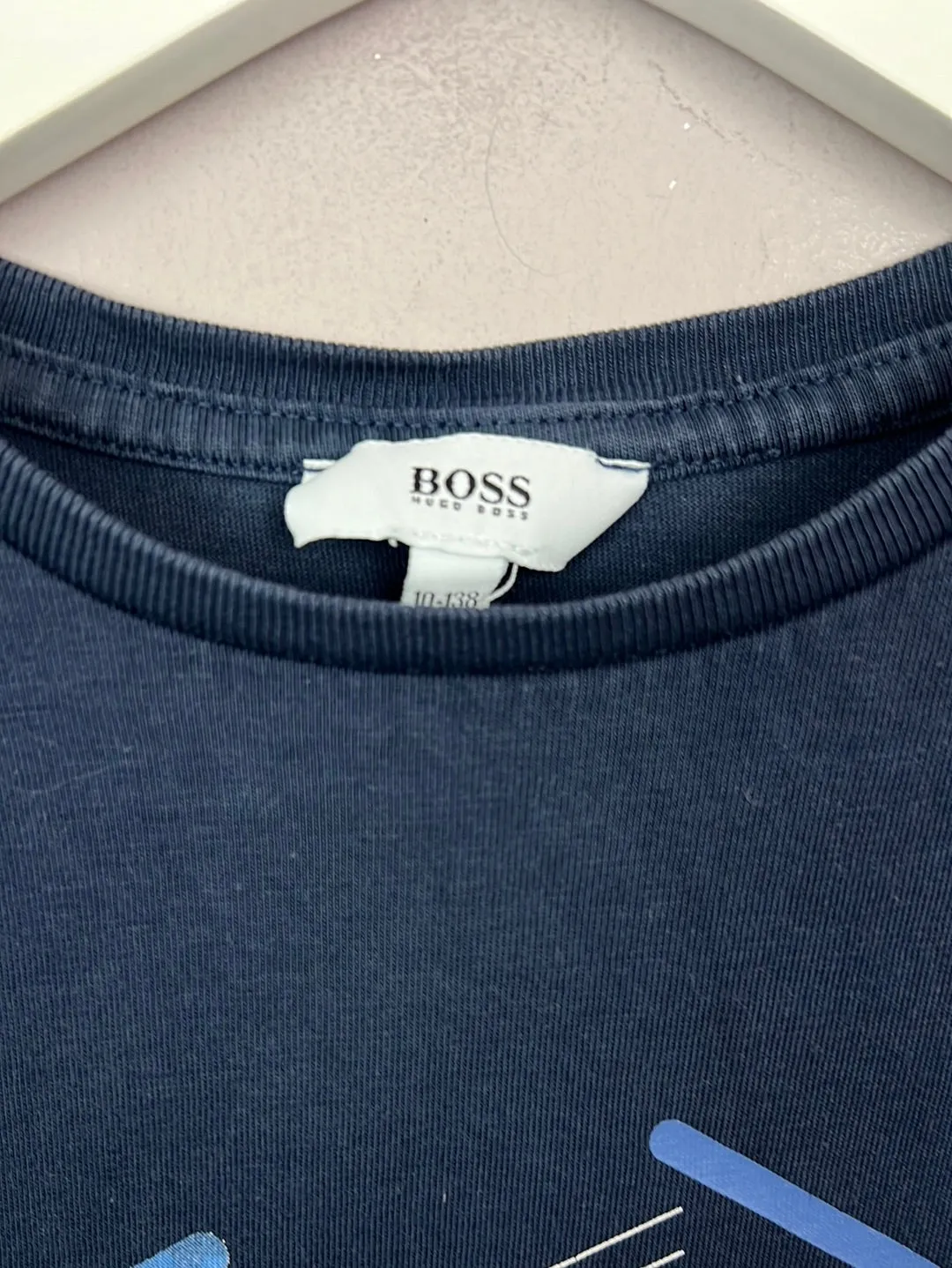 Hugo Boss Navy Graphic T-shirt 10y