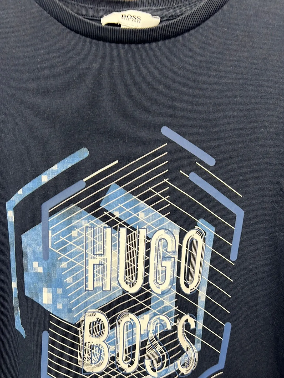 Hugo Boss Navy Graphic T-shirt 10y