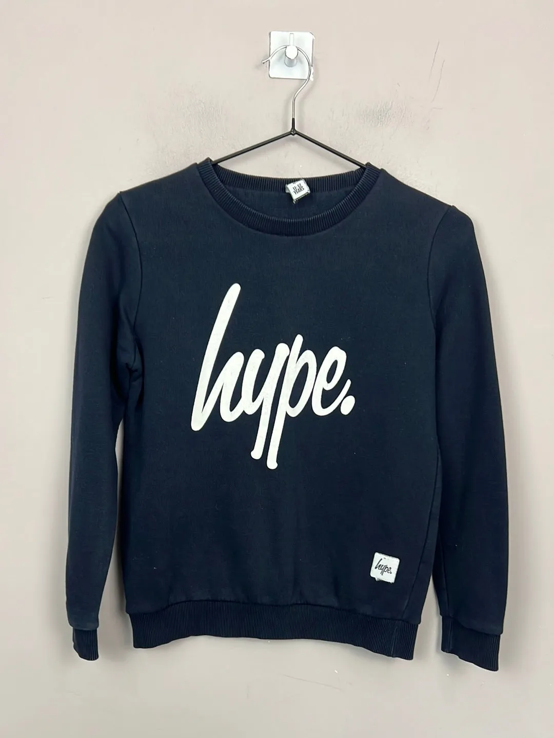 Hype Black Sweatshirt 11-12y
