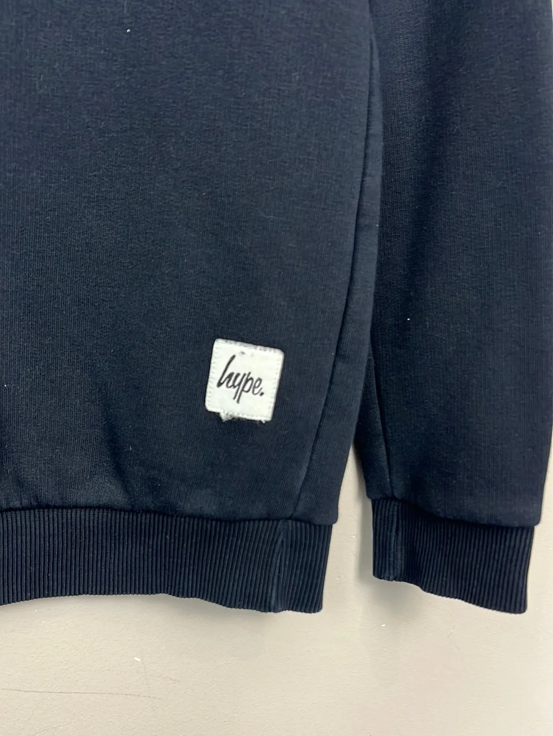 Hype Black Sweatshirt 11-12y