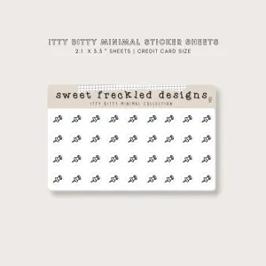 ITTY BITTY Thumbtack Stickers