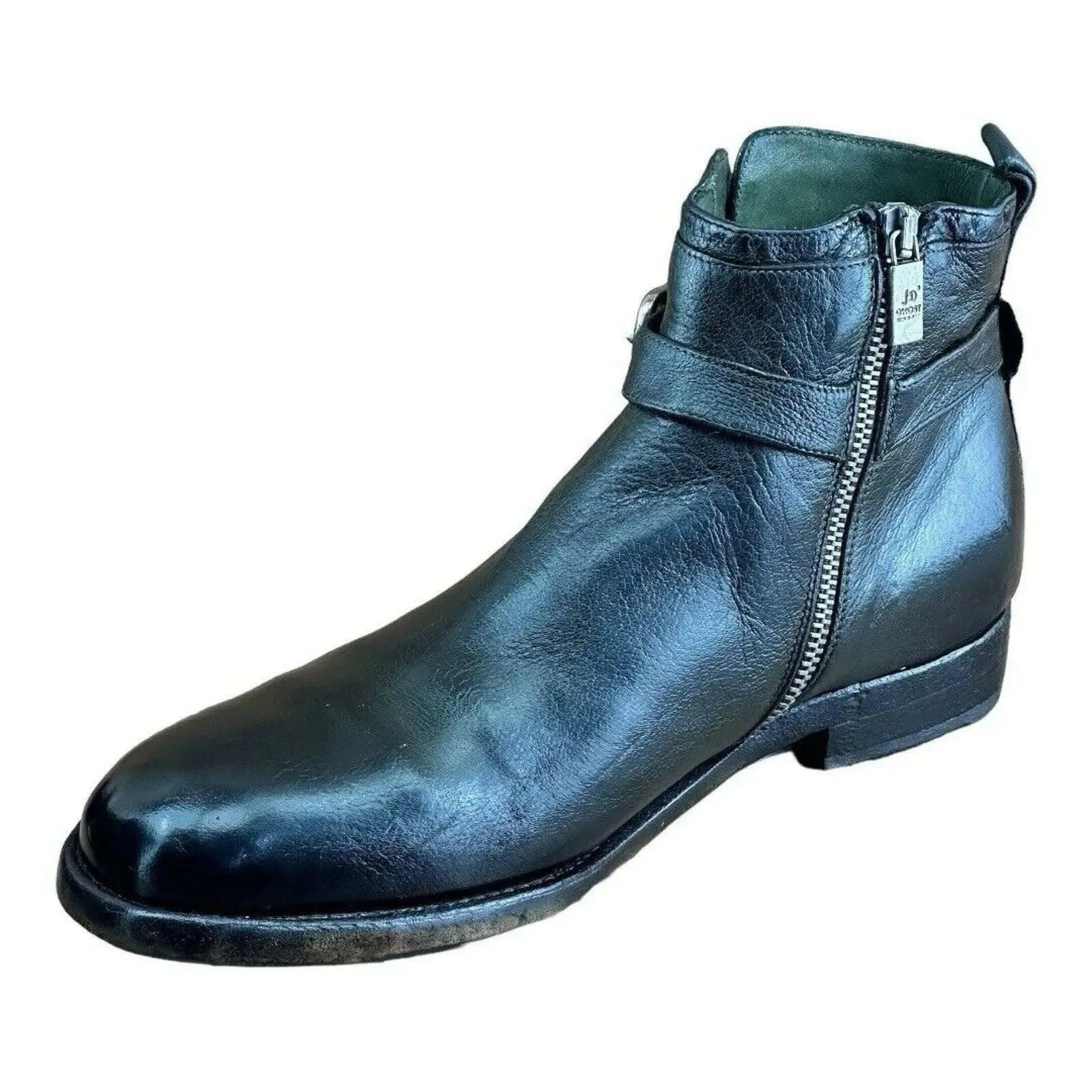Jo Ghost Men Shoes Green Calf-SKIN LEATHER BOOT