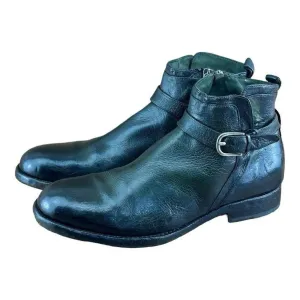 Jo Ghost Men Shoes Green Calf-SKIN LEATHER BOOT