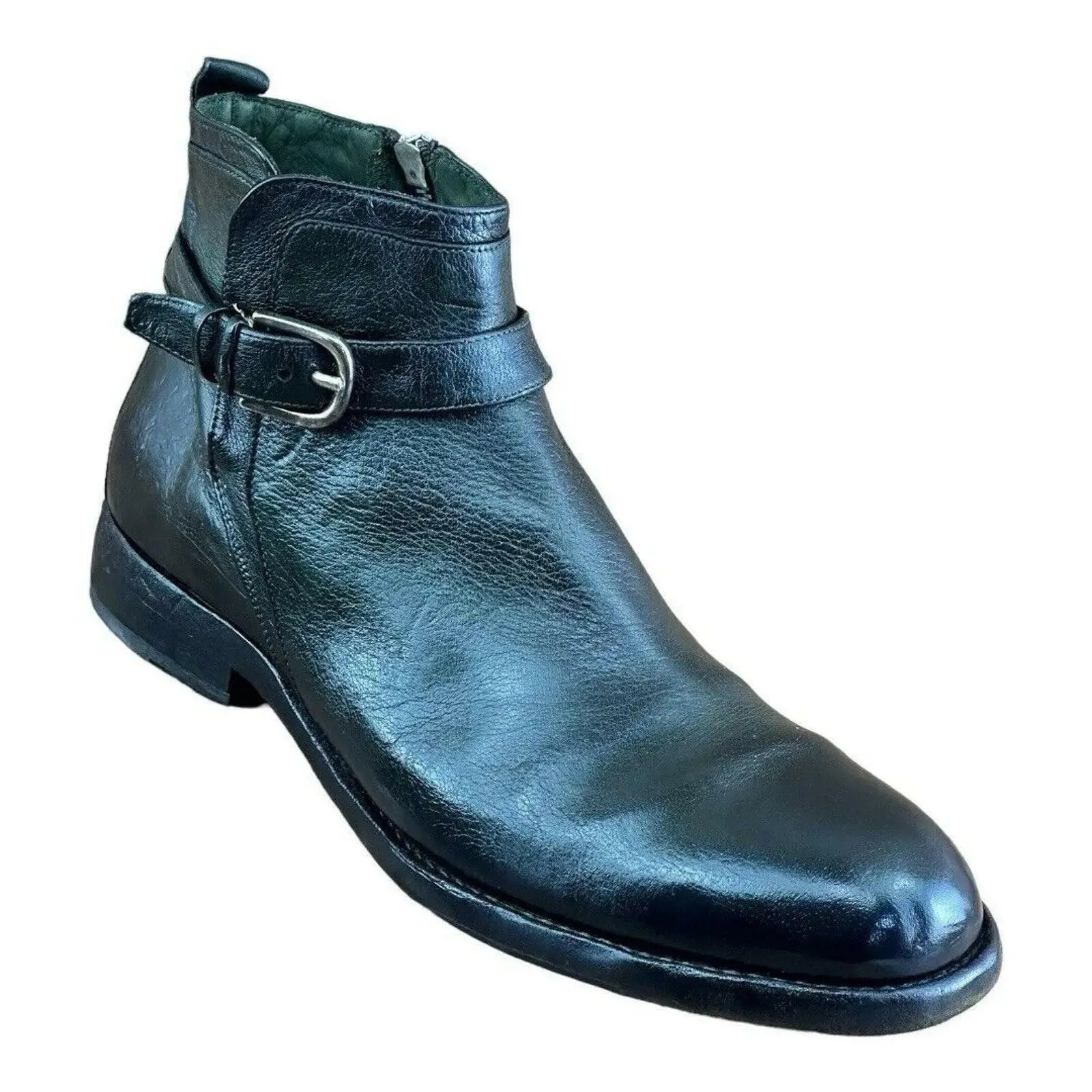 Jo Ghost Men Shoes Green Calf-SKIN LEATHER BOOT