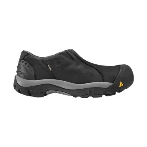 KEEN Men's Brixen Waterproof Low - Black /Gargoyle
