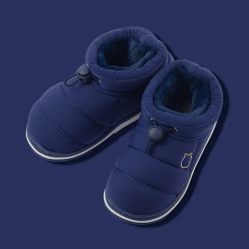 Kids Shoes Winter Baby Girls Snow Boots Keep Warm Cotton Shoes Children  Indoor Thicken Loafers