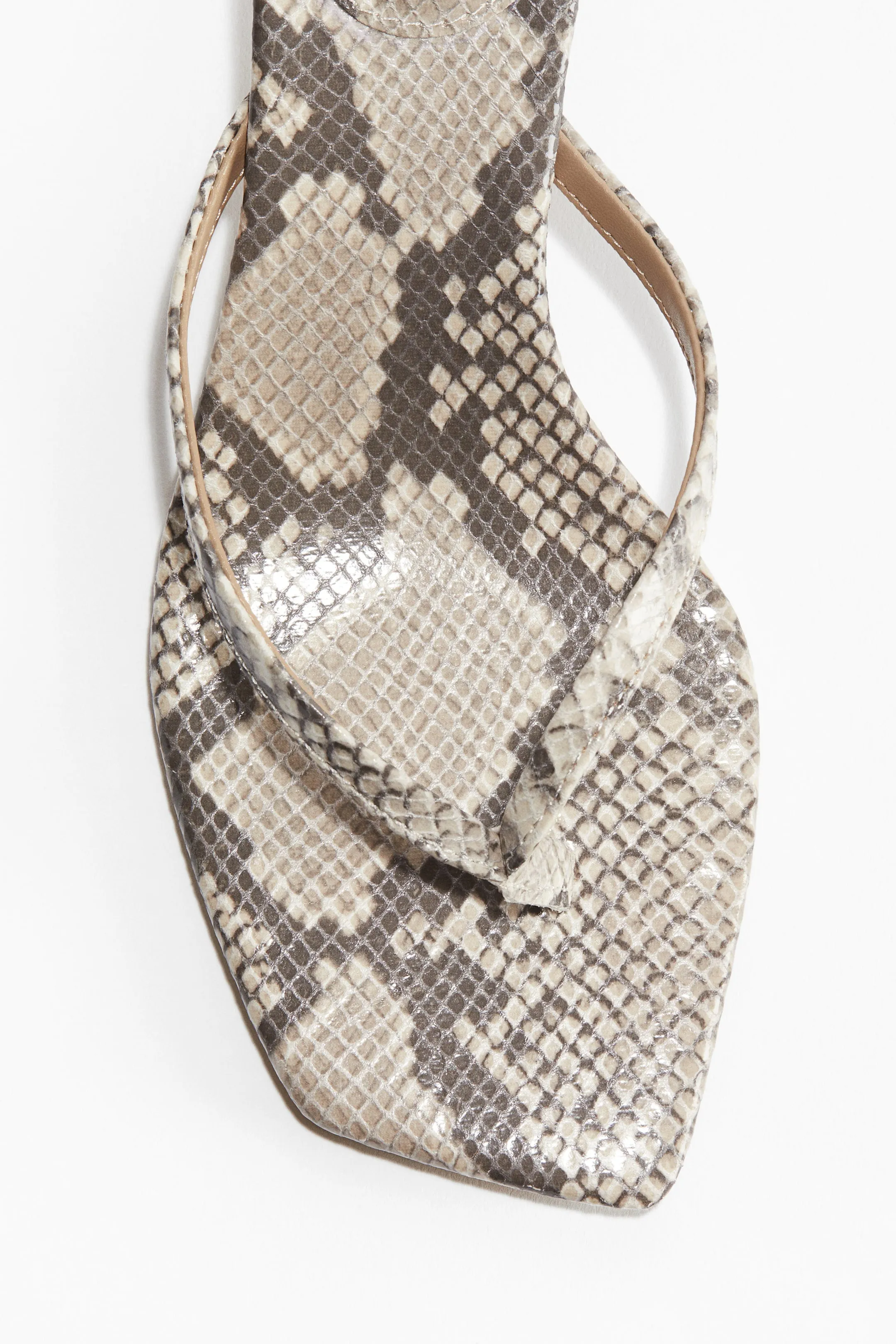 Kitten-heeled sandals