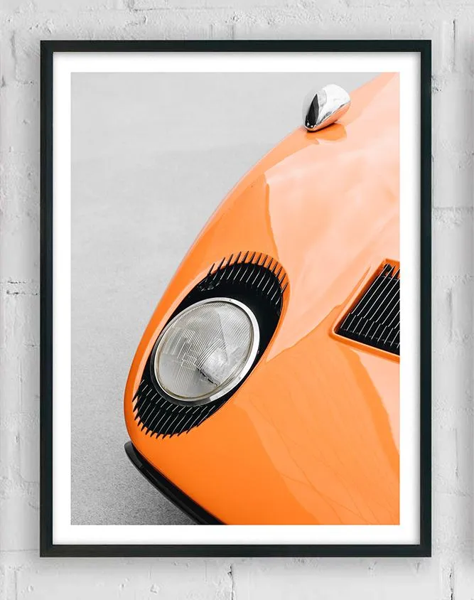 Lamborghini Miura Eyelashes Print