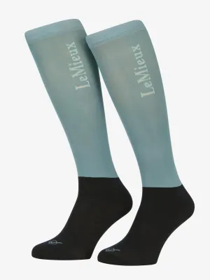 LeMieux Competition Socks 2 pack Lagoon