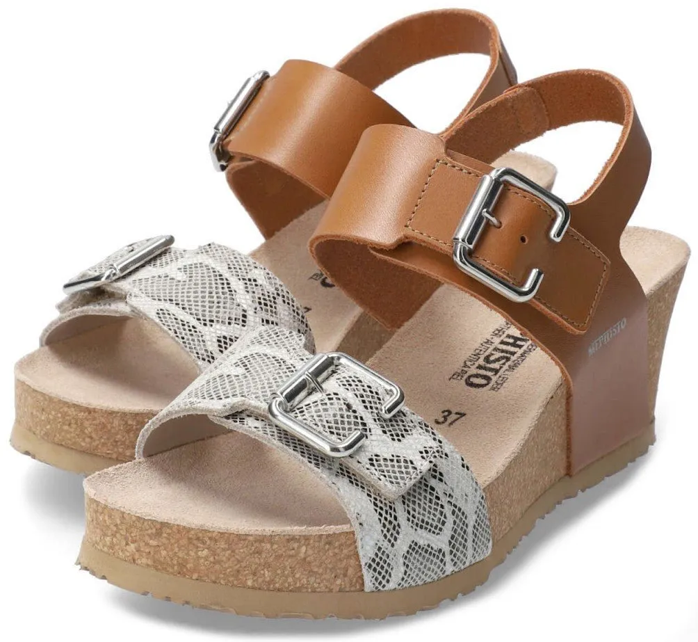 'LISSANDRA' women's sandal - Brown mix