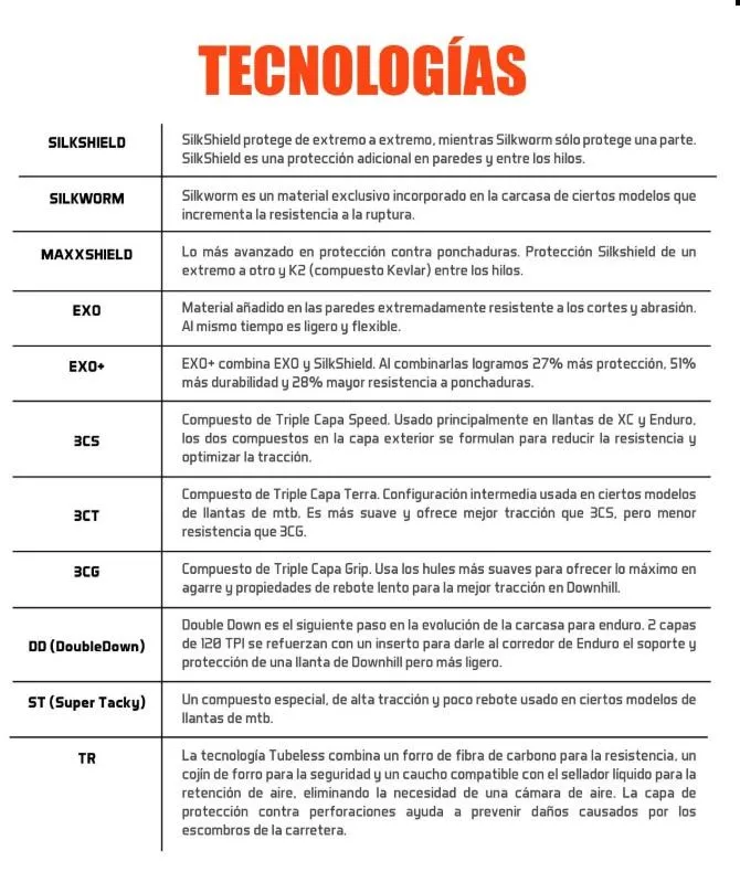 Llanta MAXXIS REKON 29X2.25 Tecnologías: 3CS/EXO/TR