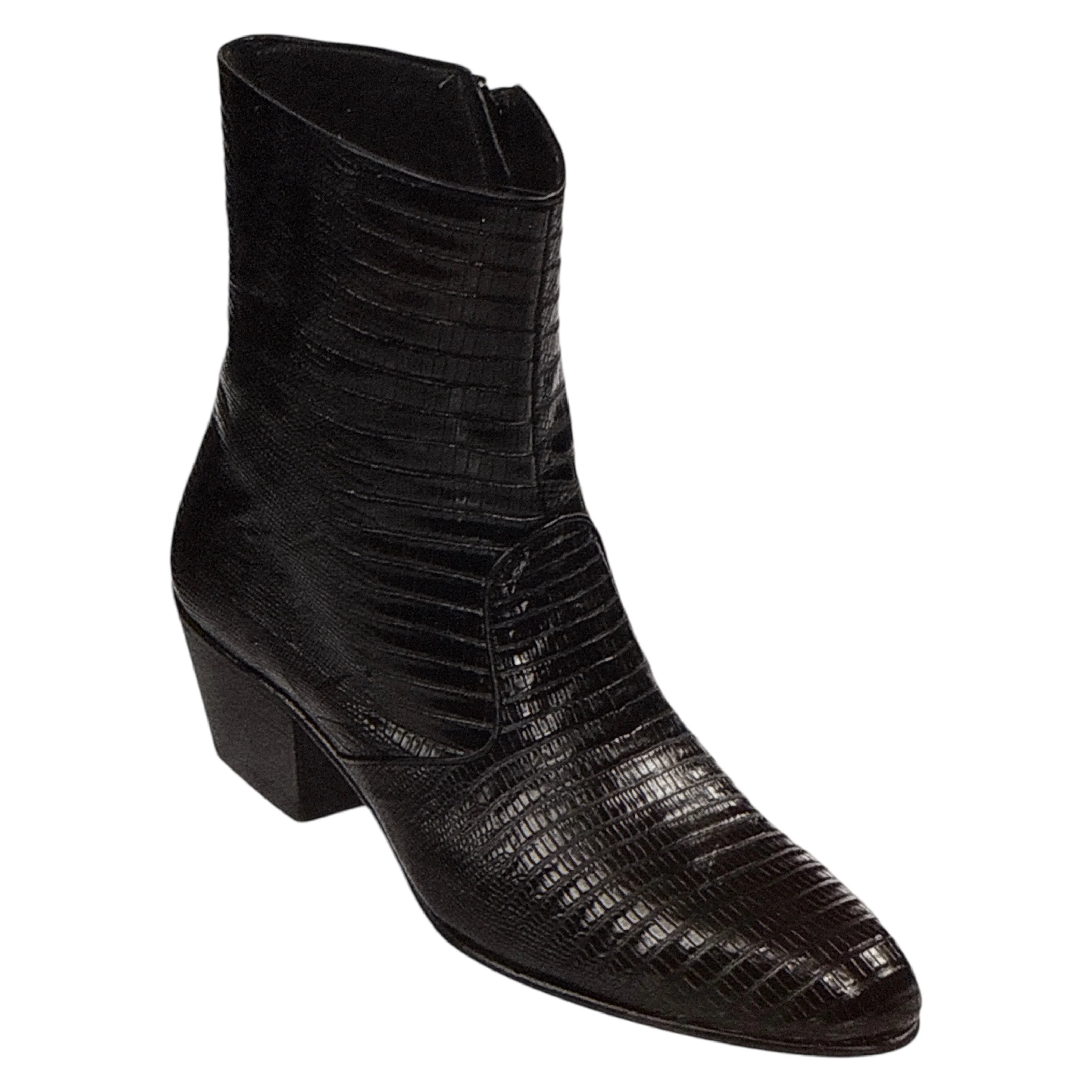 Los Altos All-Over Lizard Dress Boots