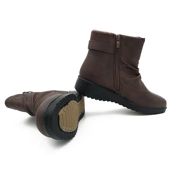 Low Wedge Ankle Boot - 1062