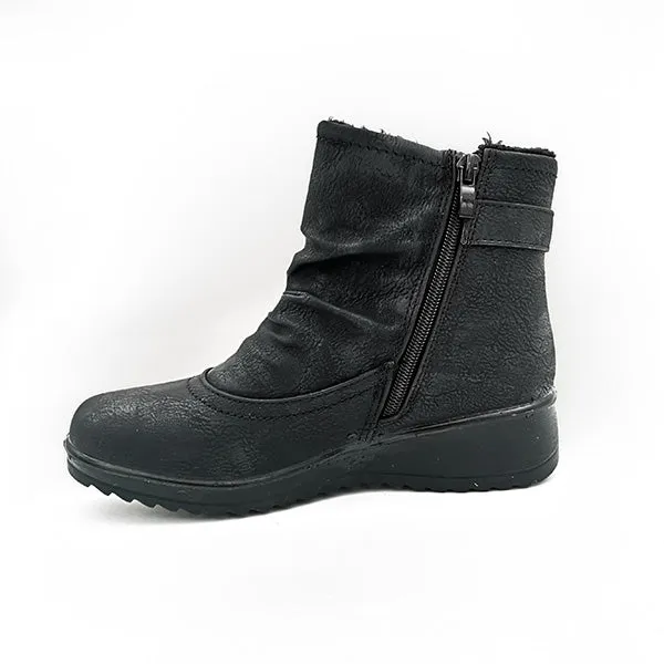 Low Wedge Ankle Boot - 1062