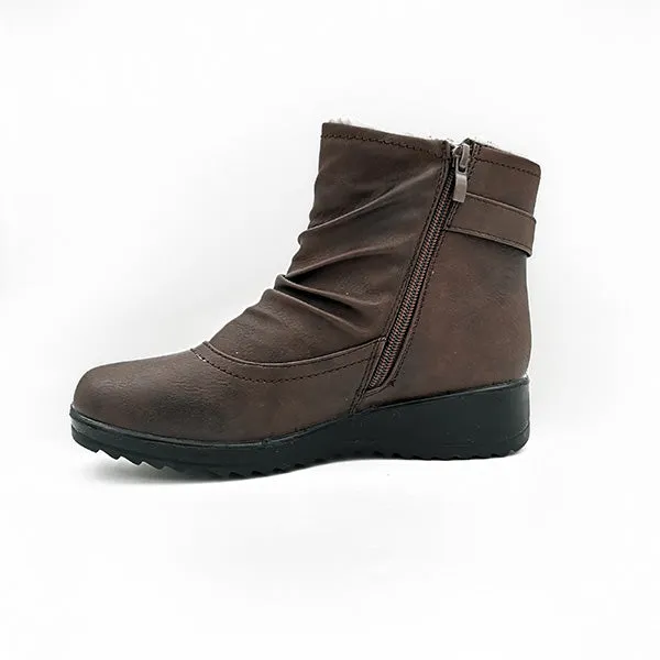 Low Wedge Ankle Boot - 1062