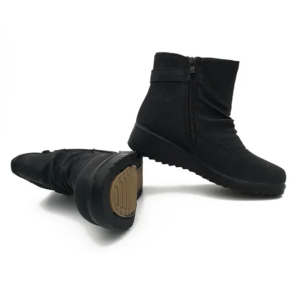 Low Wedge Ankle Boot - 1062