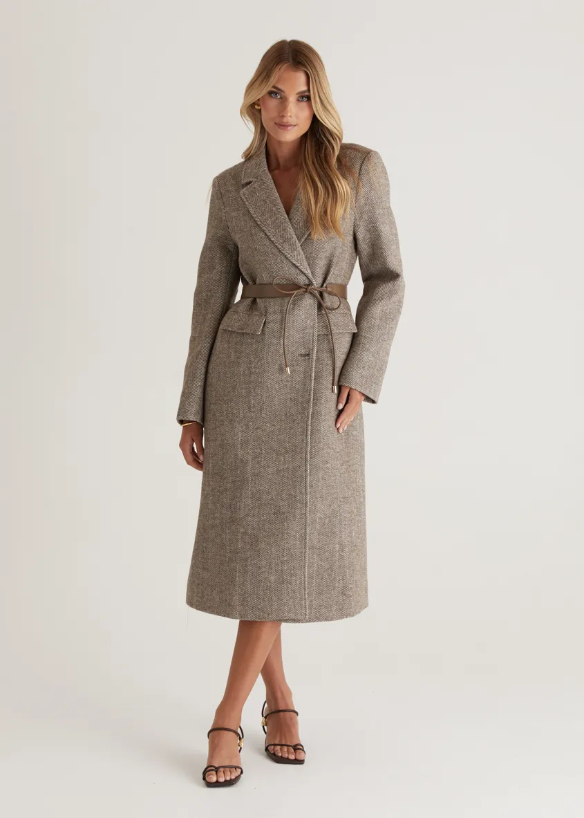 Maja Coat - Chocolate