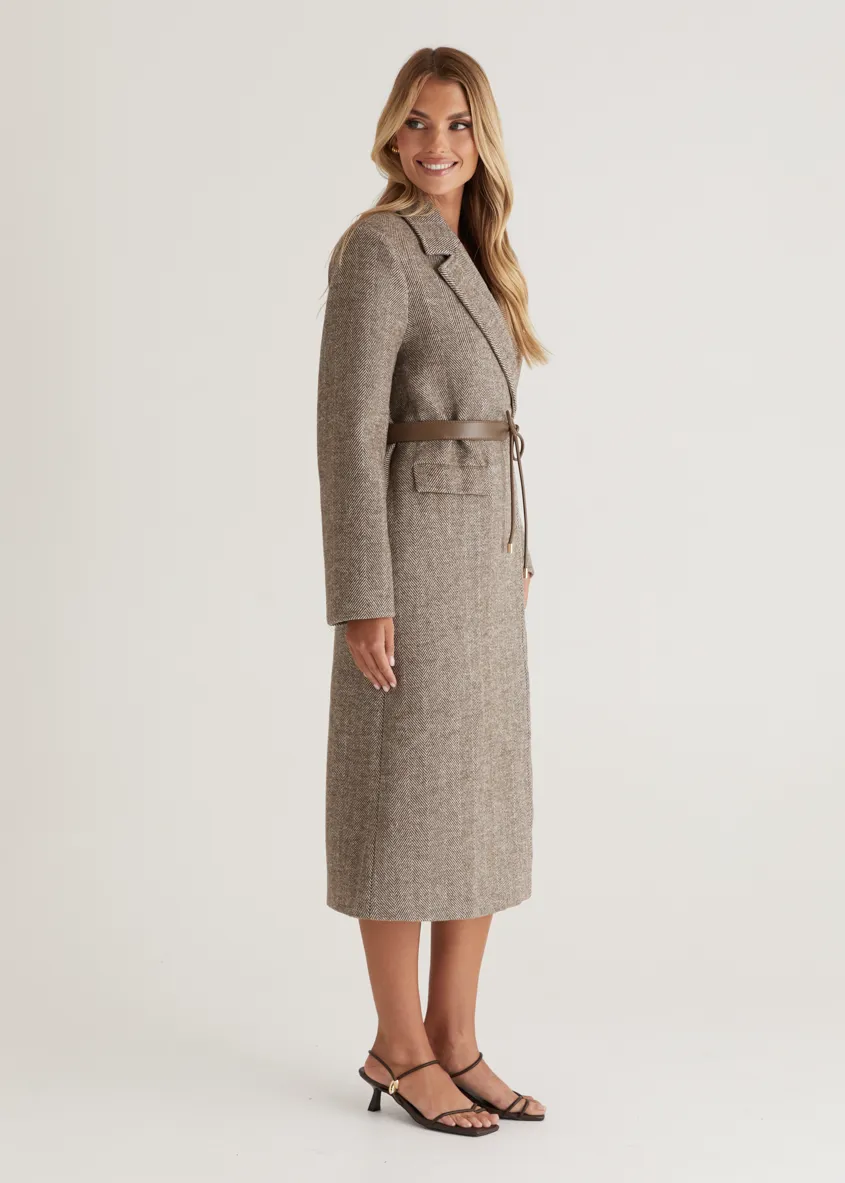 Maja Coat - Chocolate