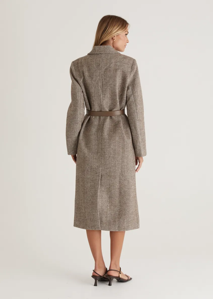 Maja Coat - Chocolate