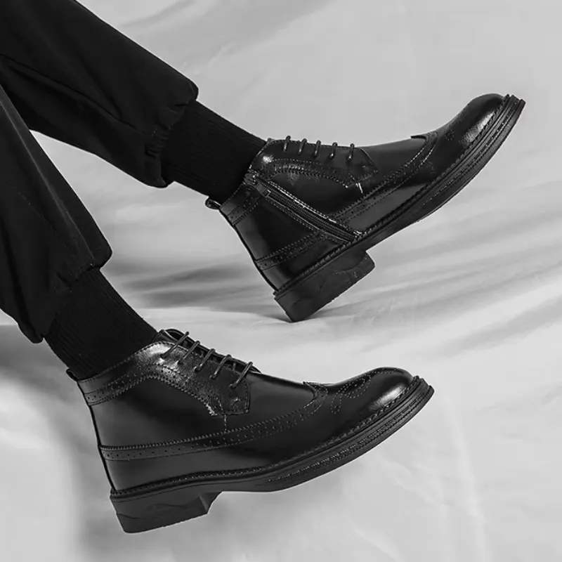 Men's Luxury Lace Up Oxford Boots  | Ideal for All Seasons