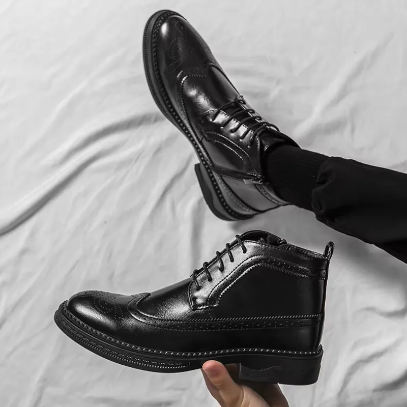 Men's Luxury Lace Up Oxford Boots  | Ideal for All Seasons