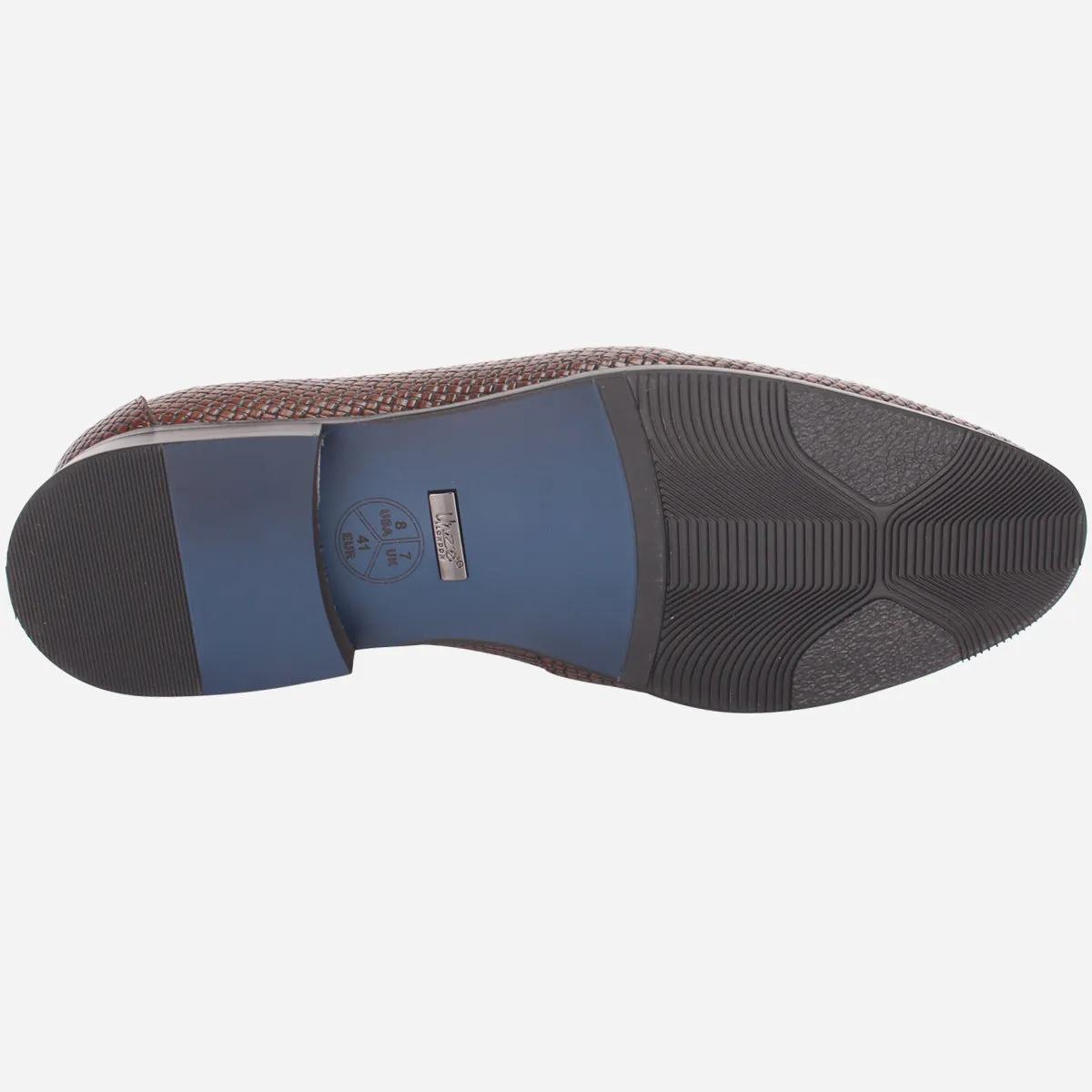 Mens "LIAM" Leather Office Formal Slide In Shoes