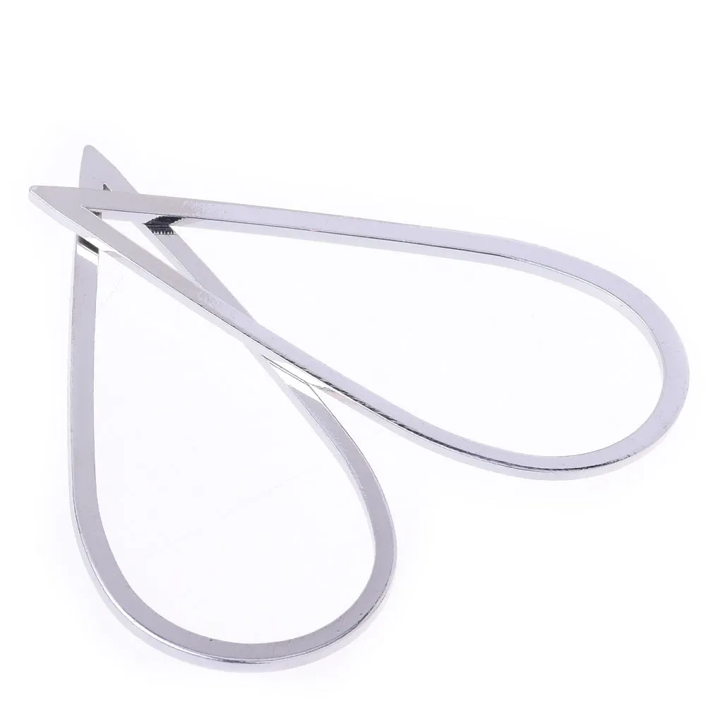 Minimal geometry earrings copper pendant Jewelry accessory Minimal Earrings 5*2.2cm white K Drops 10pcs 10177103