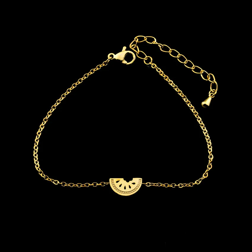 Minimal Honey Melon Bracelet