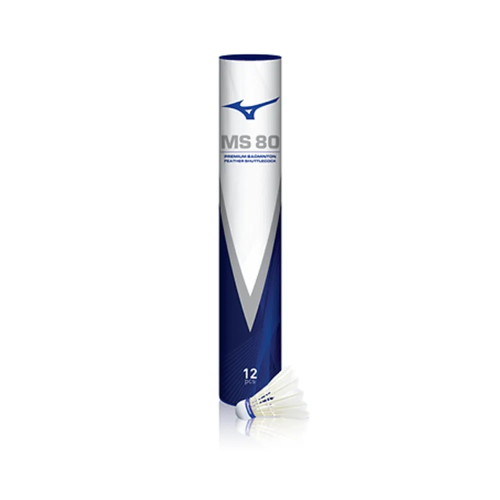 Mizuno MS80 Goose Feather Speed 77 Badminton Shuttlecock ( Per Piece )