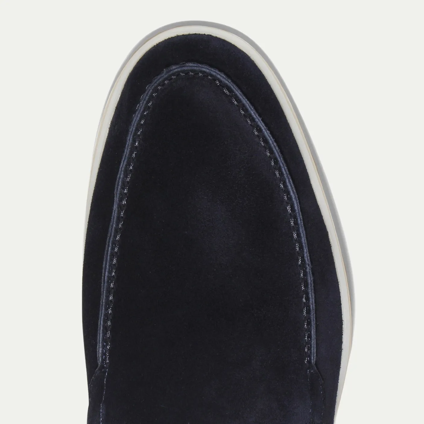 NAVY YACHT LOAFERS