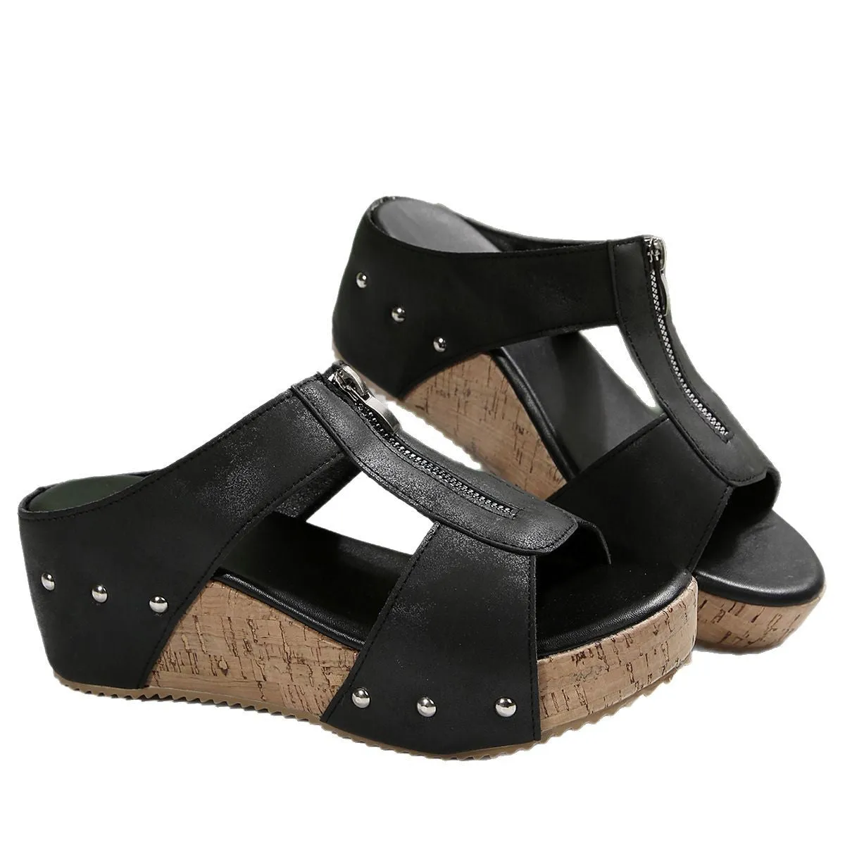 Naya™ | Orthopaedic Sandals with Open Toe and Wedge Heel