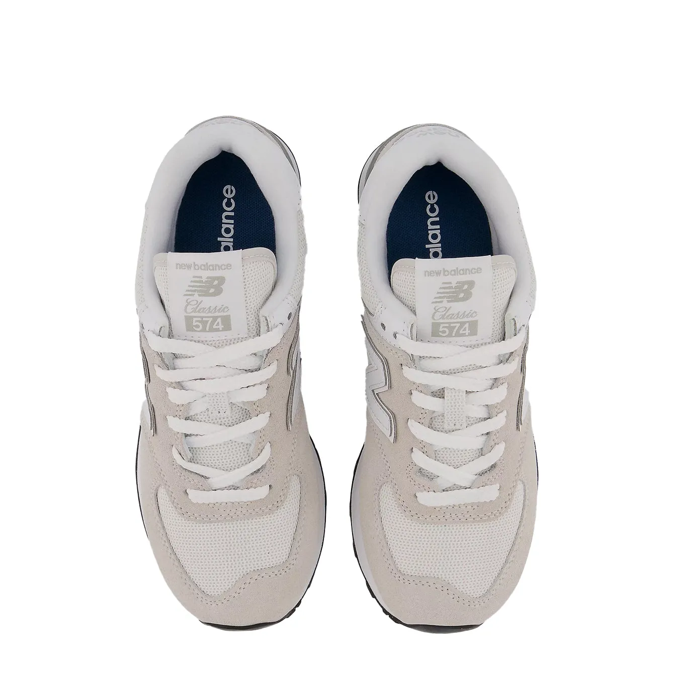 New Balance Womens 574 Trainer Nimbus Cloud / White