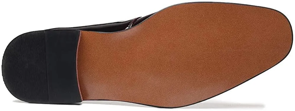 NXY Men's Casual Shoes Loafers Gradient Smooth Upper Shoes Fashion Driving Shoes Leather Shoes for Male Business Work Office Dress Outdoor