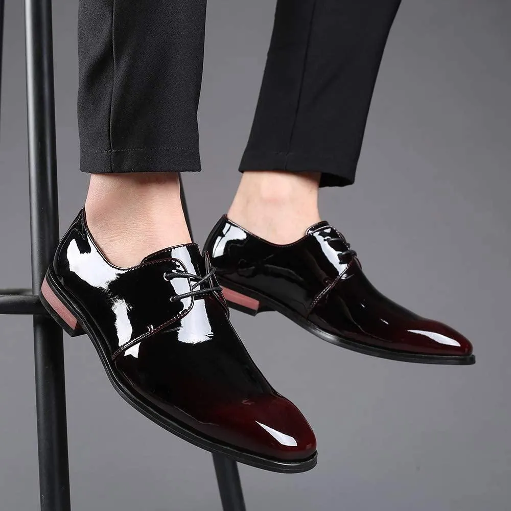 NXY Men's Casual Shoes Loafers Gradient Smooth Upper Shoes Fashion Driving Shoes Leather Shoes for Male Business Work Office Dress Outdoor