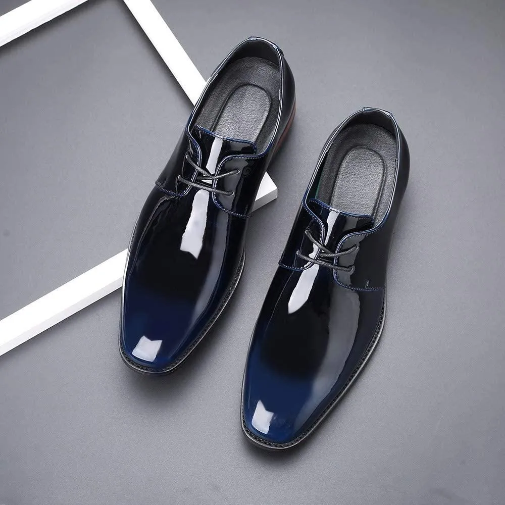 NXY Men's Casual Shoes Loafers Gradient Smooth Upper Shoes Fashion Driving Shoes Leather Shoes for Male Business Work Office Dress Outdoor